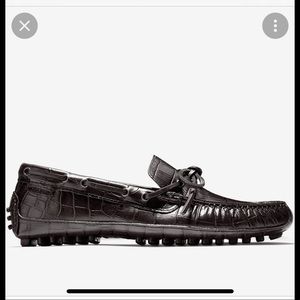 Black Croc Cole Haan’s Driving Loafer-8.5